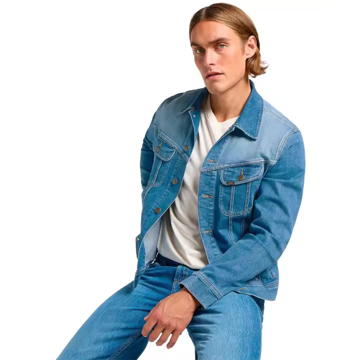 Ropa hombre Chaquetas Lee Chaqueta Vaquera Rider Azul - 1