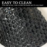 Salvamanteles de silicona multiusos, resistente al calor hasta 240.0 °C, soporte para ollas, impermeable, (juego de 4)apto para lavavajillas - details 1
