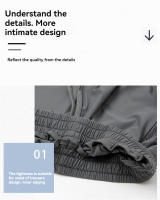 Pantalones Elásticos De Seda Para Hombre Y Mujer Nuevo Verano Estilo Delgado Casual Deportivo Comodidad Pierna Recta Trenzados - details 7