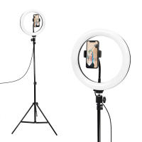EasySpeed Aro Luz LED Trípode 210 CM, Iluminación Regulable 26 32 34 CM Soporte Teléfono Móvil, Youtube, TikTok, Twich Live - details 3
