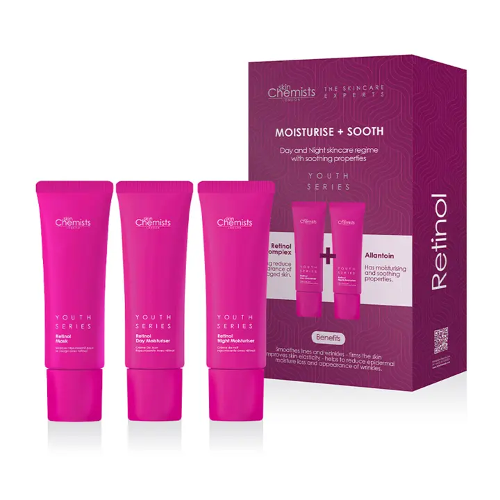skinChemists Kit Retinol Hidratante y Calmante + Mascarilla Retinol 50ml - 1