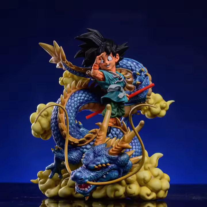 Figura De Acción Dragon Ball Z 16cm Shenron Goku 30 Aniversario Colección PVC Juguete Modelo Para Regalos Para Adultos - 1