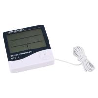 Metros De Temperatura Y Humedad Digital LCD HTC-2 Estación Climática Con Reloj Para Interior Y Exterior Medidor De Clima - details 4