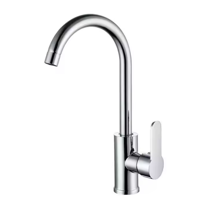 Grifo de Cocina giratorio de 360 °, monomando de fregadero, Grifos ajustables para Agua Caliente y fría, Antil para Cocina - 1