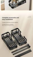 Rack De Almacenamiento Para Baño Colgante Sobre Puerta Caddy De Ducha Doble Capa Organizador De Estante De Ducha Moderno Y Sencillo - details 11