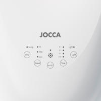 Ventilador Jocca sin aspas, silencioso, con oscilación automática del caudal del aire, 60W de potencia y control táctil y remoto para regular las 3 velocidades, el temporizador de hasta 7.5h y la luz con 4 colores diferentes, - details 1