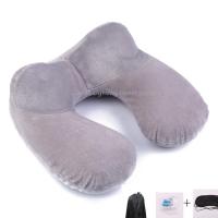 Almohada De Viaje En Forma De U Para El Cuello Con Máscara Para Los Ojos Y Tapones Para Los Oídos Almohada Cómoda Para Dormir En Avión Y Hogar - details 3