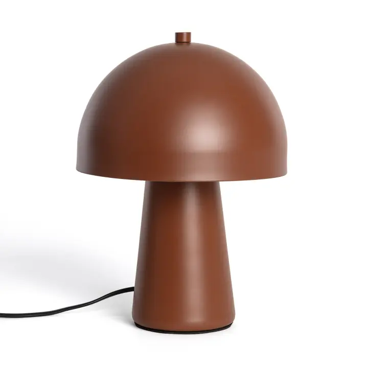 Ledkia Lámpara de Mesa Metal Quinga Marrón - 1