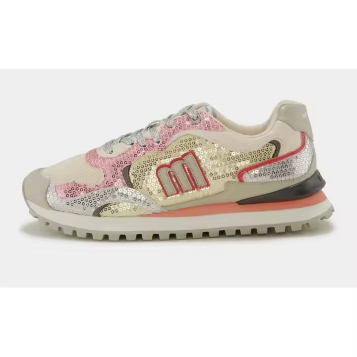 Mustang sneakers mujer color oro - 1