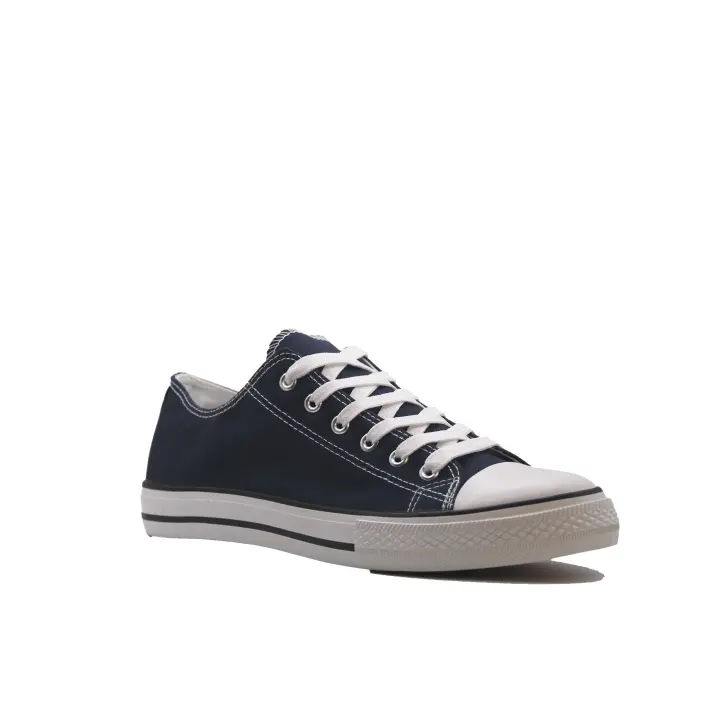 JZ Hermanos Zapatilla de lona baja para hombre con cordón - 1