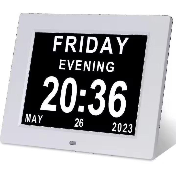 Dementia Clock Alzheimers Clock Large Digital Calendar Clock For Seniors - 1