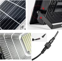 Luces de inundación solares con Control remoto, foco alimentado por energía Solar para exteriores, impermeable, IP67, 100W - details 2