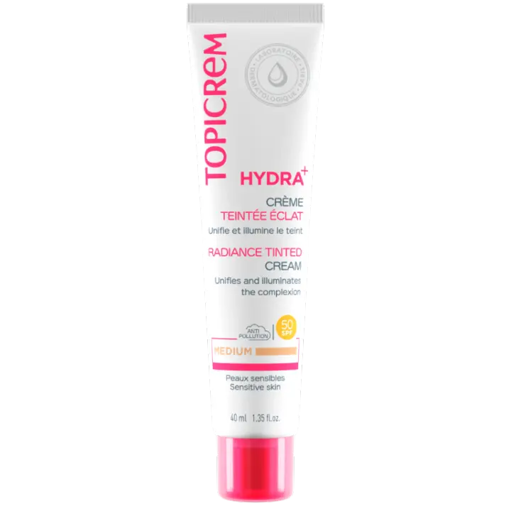 TOPICREM HYDRA+ CREMA SPF 50 COLOR MEDIO 40 ML - 1