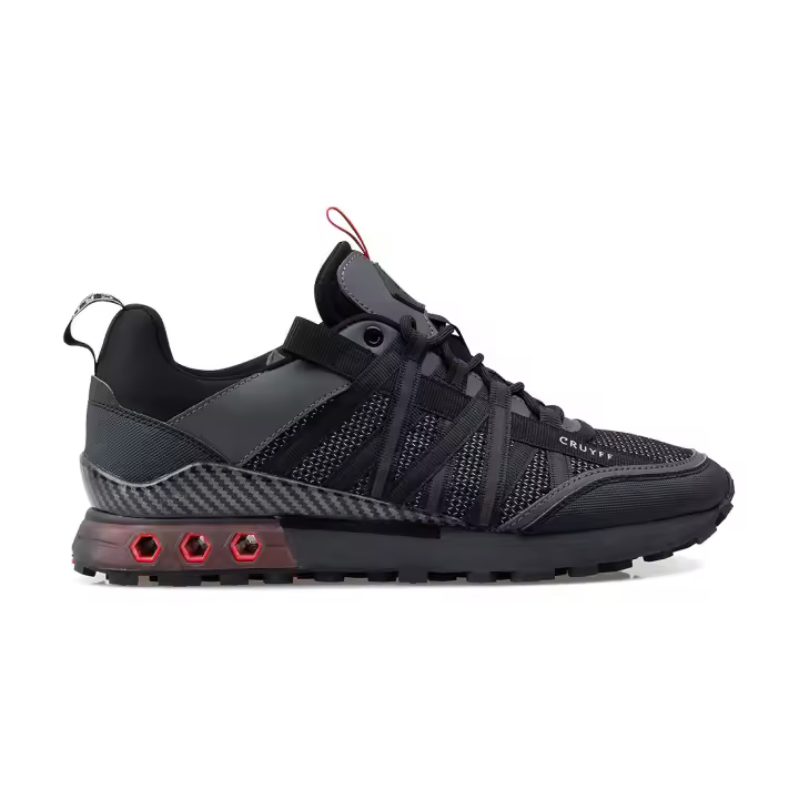 CRUYFF Zapatillas Hombre Modelo Fearia Hex-Tech CC241085-953 Black/Red. - 1