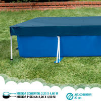 Cobertor INTEX piscina rectangular 460x226 cm - details 2