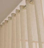 Gruesas de estilo Japonés para dormitorios, Salas de estar y Cortinas semisombreadas de Algodón y Lino,Cortinas de Gasa de Lino para Sala de estar, dormitorio, Luz, Lujo, Ventana, Mampara, el poste Free (poste no incluido) balcón Anillo para Colgar - details 5