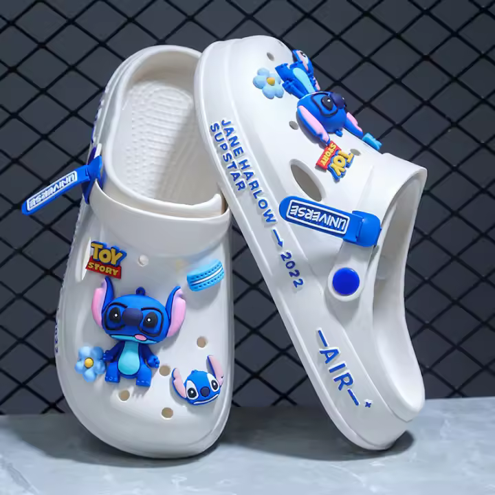 Sandalias De Playa Ligera Y Transpirable Disney Para Parejas Comodidad EVA Hueco Regalo Para Niñas Sandalias De Verano Para Interior - 1