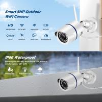 Cámara IP WIFI Exterior Impermeable H.265 Seguridad CCTV Con Detección De Movimiento Humano XMEye/ICSEE APP 5MP 3.6mm Lente - details 0