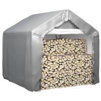 vidaXL Carpa de almacenamiento acero galvanizado gris 180x180 cm - details 4