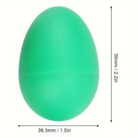 2pcs Maracas De Plástico Coloridas Instrumento De Percusión Para Bebés Y Niños Pequeños Regalo Ideal Para Navidad Y Pascua - details 1