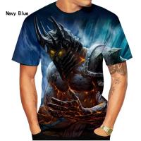 Camiseta De Streetwear Hip-hop World of Warcraft 3D Haikyuu Oversize Para Hombres Y Mujeres Camiseta De Verano Casual Manga Corta Breathable - details 7