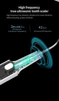 Kit de Limpieza de Dientes de Perro，escarificador ultrasónico, eliminador de cálculo Dental, limpiador de dientes eléctrico sónico, eliminación de piedras dentales - details 10
