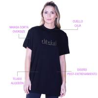 Camiseta mujer deporte manga corta t-shirt ambitious transpirable gym fitness running Ditchil - details 1