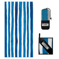 Toalla de playa con protección solar UPF50+, bolsa de malla, toalla deportiva estampada de microfibra, toalla de baño absorbente - details 11