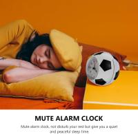Despertador de Escritorio con Forma de Balón de Fútbol - Reloj de Noche para Sala de Estar-Gift de Navidad y Cumpleanos para Niños - details 2