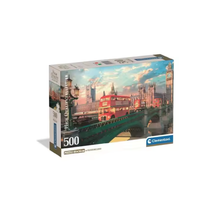 PUZZLE 500-PIEZAS PUENTE DE WESTMINSTER CLEMENTONI - 1