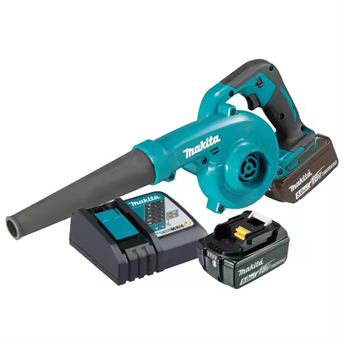 MAKITA - Soplador MAKITA DUB185RTJ 18V 3 velocidades 192 m³/h + Batería 6.0 Ah + Cargador - 1
