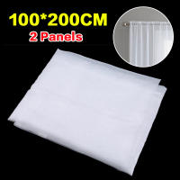 Cortinas De Tulle Transparente Y Sutil Para Sala De Estar Comedor Dormitorio Y Puerta De Ventana Blanco Decoración De Hogar Y Boda 2 Hojas - details 4