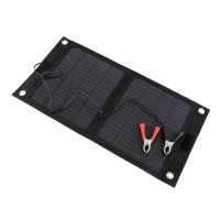 Cargador De Panel Solar Plegable Portátil 12V 50W Para Teléfono Móvil Con Puerto USB Y Batería Monocrystalina Silicona Flexible - details 3