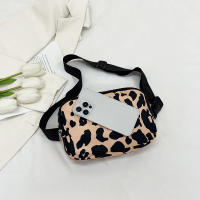 Bolsa De Pecho Para Mujer Con Estampado De Leopardo Bolso Transversal De Nylon Moda Bolsa De Hombro Y Cinturón Para Damas - details 10