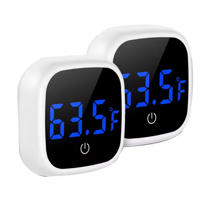 Termómetro Digital con pantalla táctil para acuario, Sensor de temperatura con pantalla LED, 2 piezas - 1