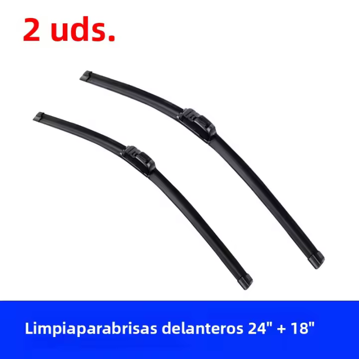 LimpiaParabrisas De Coche Para Hyundai Santa Fe CM MK2 2007-2012 LimpiaParabrisas U-Tipo De Goma Suave Sin Hueso HD Silencioso Y Duradero 24 "+18" - 1