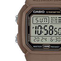Reloj digital unisex clásico Casio W-800H-5AV 100m WR 10 años batería Hora Mundial Hora Dual Illuminator - details 2