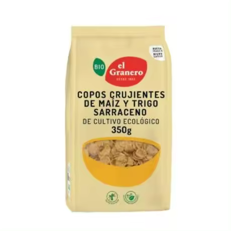 Copos Crujientes Bio 350g El Granero Integral - 1