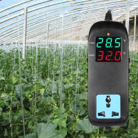 Controlador De Temperatura Electrónico LED Con Termocoplante Y Enchufe AC 90V～250V Para Cría De Animales Y Plantas - details 3