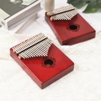 Piano De Uso De Uña Kalimba De Madera De Mahogany De Alta Calidad Portátil Para Niños Con Accesorios Regalo De Navidad 17/21 Teclas - details 0