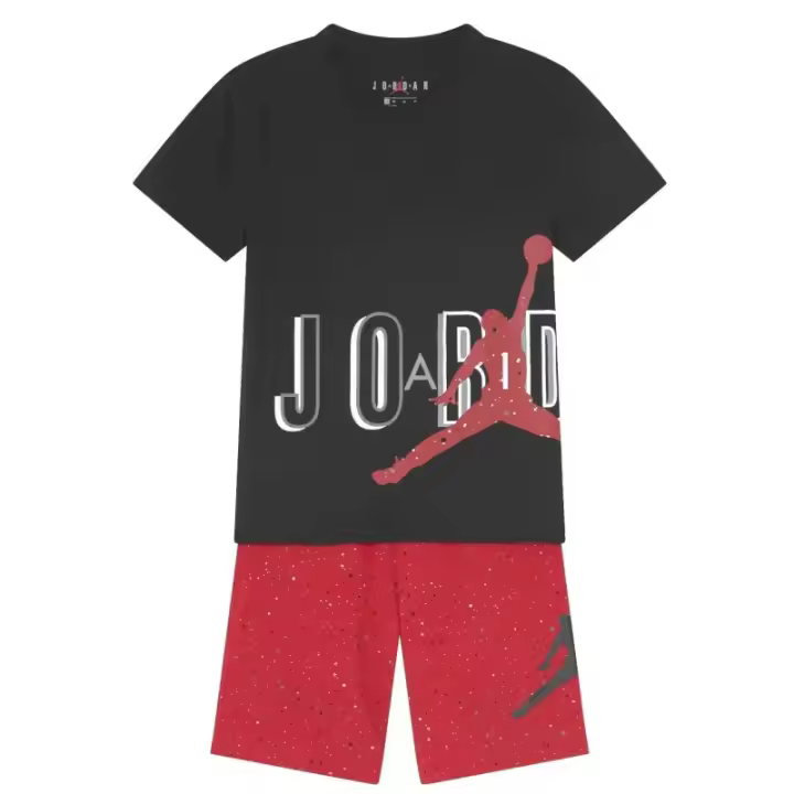 CONJUNTO BALONCESTO SPECKLED AIR JORDAN - CAMISETA Y SHORT PEQUES Jordan - 1