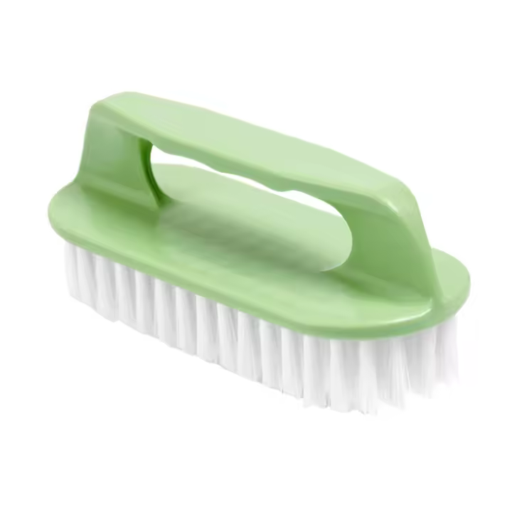 Cepillo De Limpieza Portátil Para Ropa Zapatos Cocina Baño Con Cerdas Duras Plástico Para Lavandería Y Cuidado Del Hogar - 1