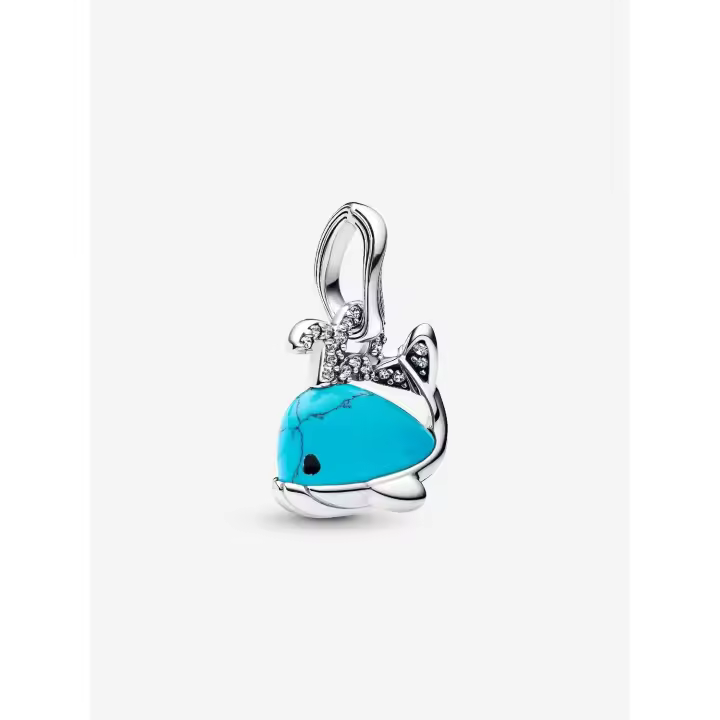 Charm Colgante Pandora Ballena Color Turquesa 793822C01 - 1