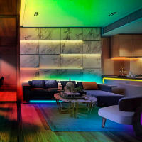 Tiras LED RGB Con Control APP Y 44 Botones Remotos Para Decoración De Habitaciones TV Bluetooth SMD3535 Cambio De Color - details 7