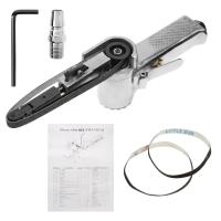 Bricolaje Herramienta De Pulido Y Lijado 3/8" Air Belt Sander Con Muela De Engranaje Para Compresor Aire Pneumática Herramienta De Lijado 330x10mm - details 1