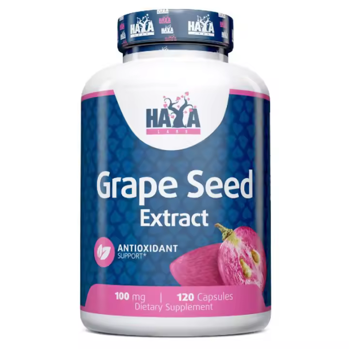 HAYA LABS Grapeseed Extract 100 mg. - 120 Caps. - 1