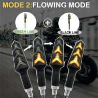 Luces De Señalización LED Para Motocicleta Con Flujo De Agua Y Relé Integrado Luces De Giro Bendibles Indicador De Cola 12V ABS - details 7
