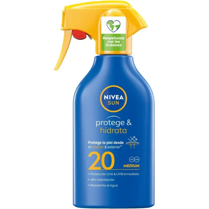 NIVEA SUN Protege & Hidrata Spray Solar,protector solar,SFP20 270ML - 1