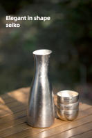 Botella De Sake De Titanio Tiartisan 450ml Estilo Japonés Portátil Para Camping Y Exteriores Copa De Vino Drinkware - details 5