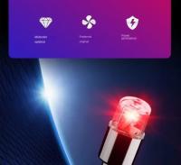 Luz LED Para Neumáticos Y Bicicletas Lámpara De Neón Universal Para Coche Iluminación Ambiente Colorida Flasheando Decoración Cubierta De Válvula - details 2